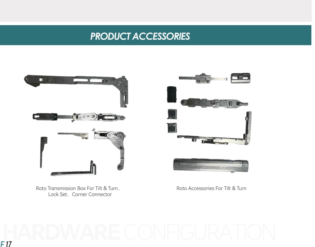 Hardware and accessories