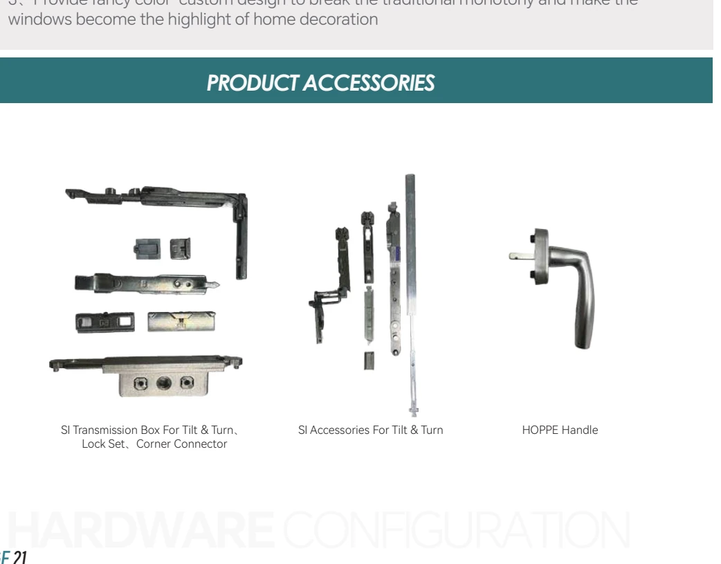 Hardware and accessories
