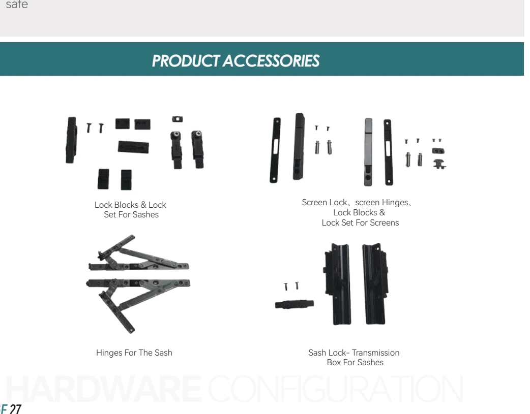 Hardware and accessories
