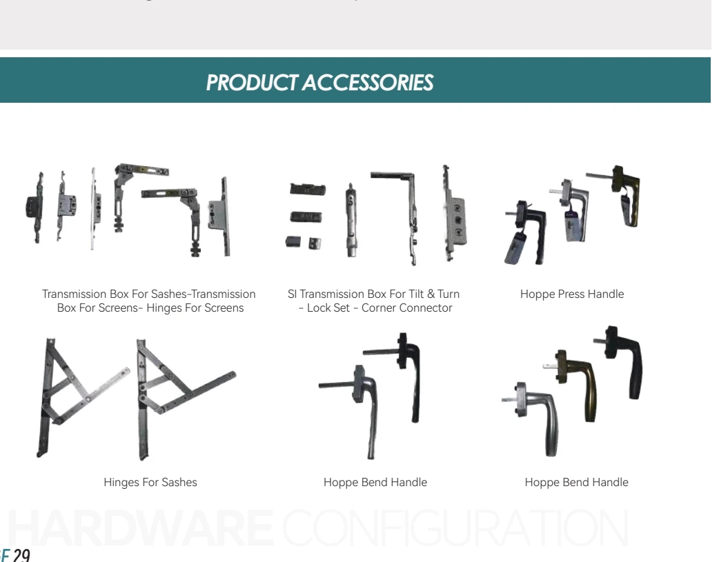 Hardware and accessories