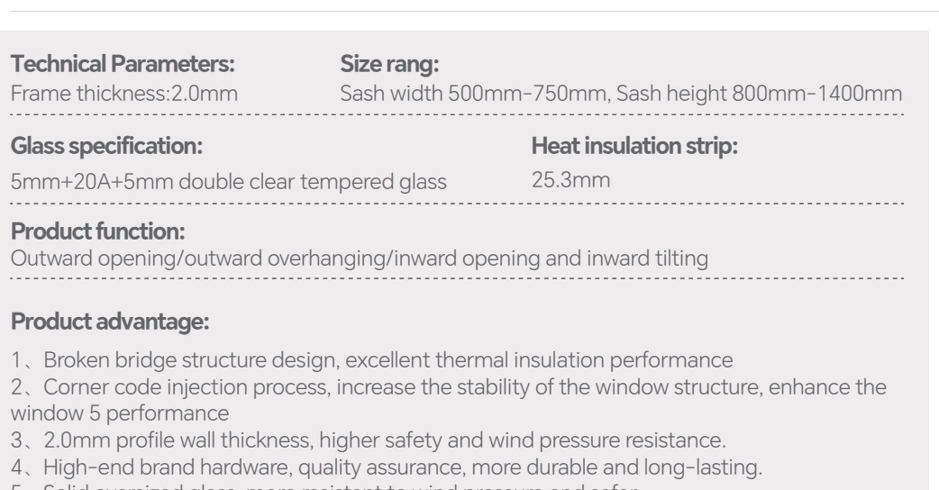 Technical parameters