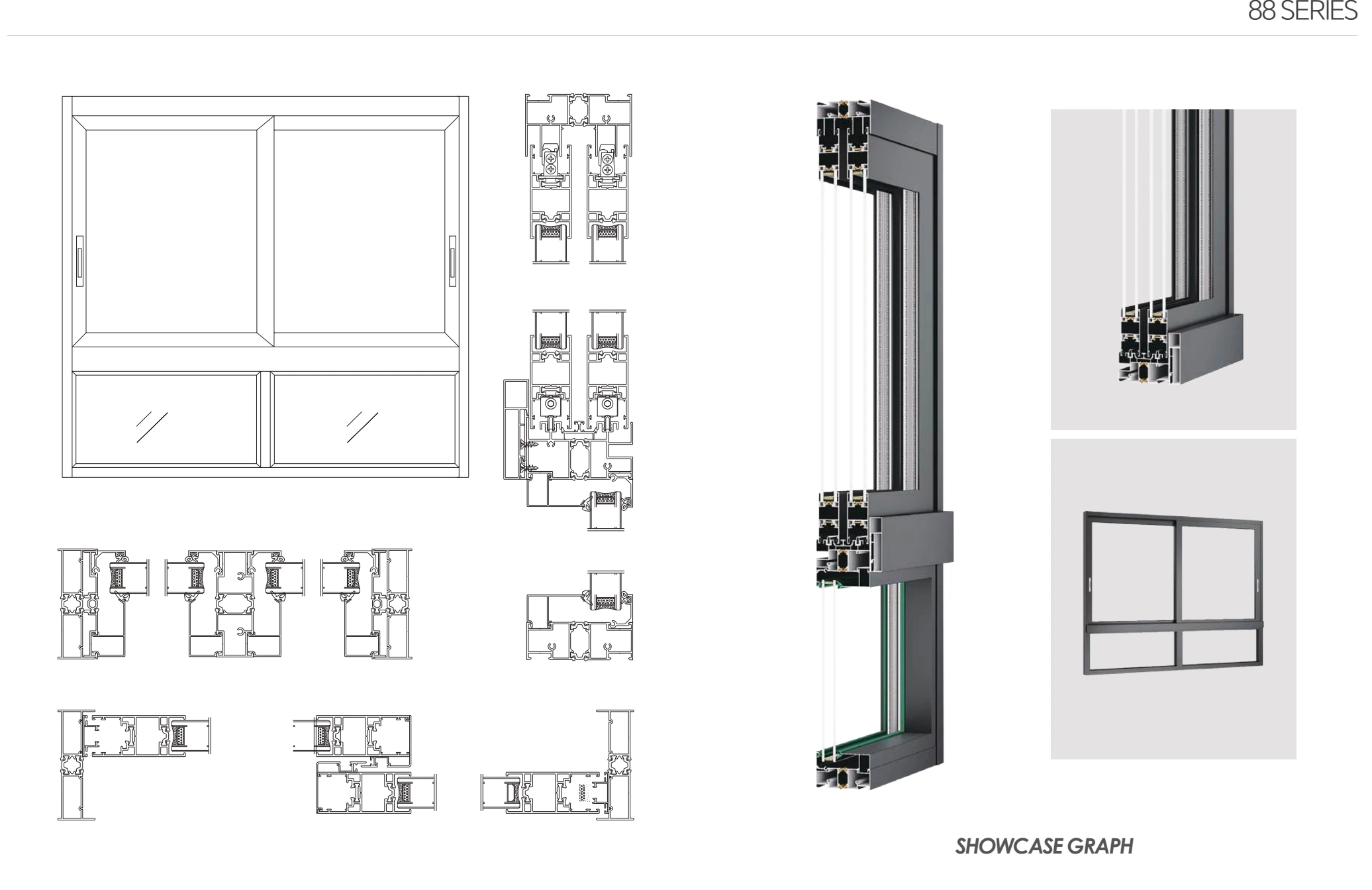 Sections, profiles and details