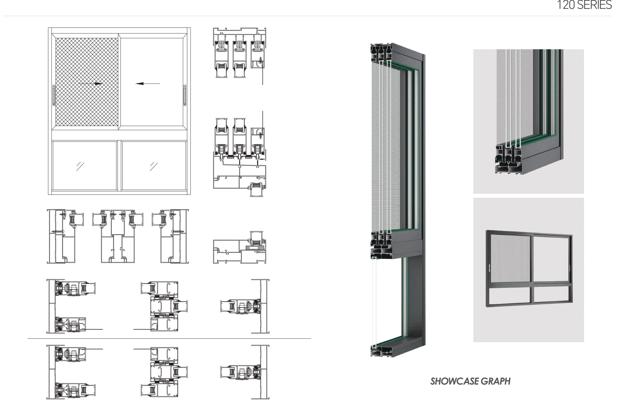 Sections, profiles and details