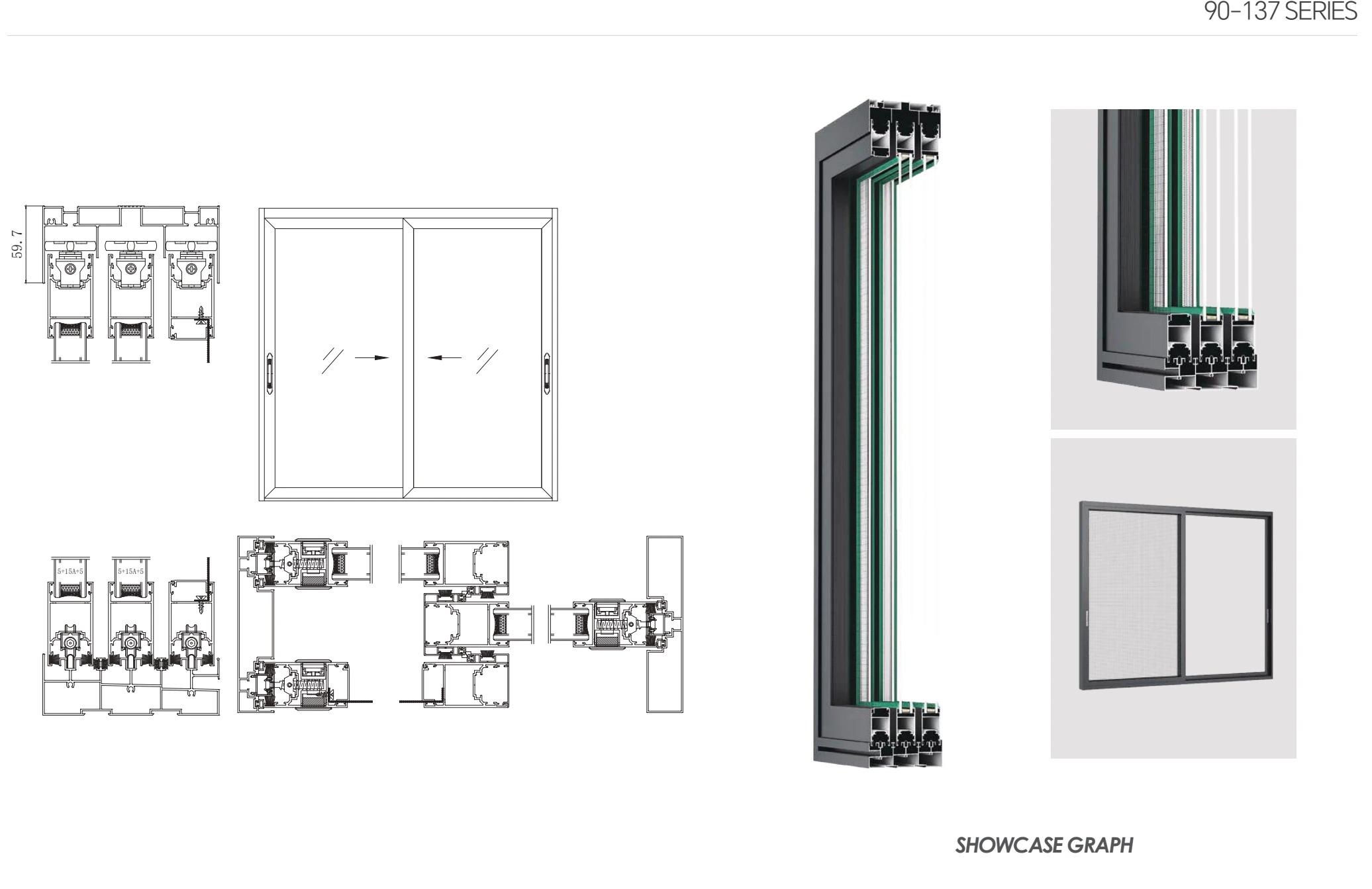 Sections, profiles and details