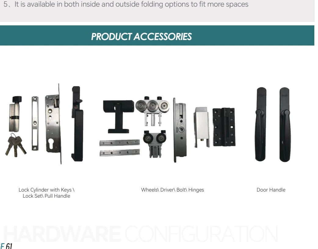 Hardware and accessories