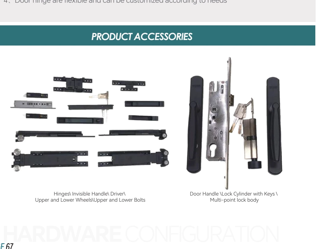 Hardware and accessories