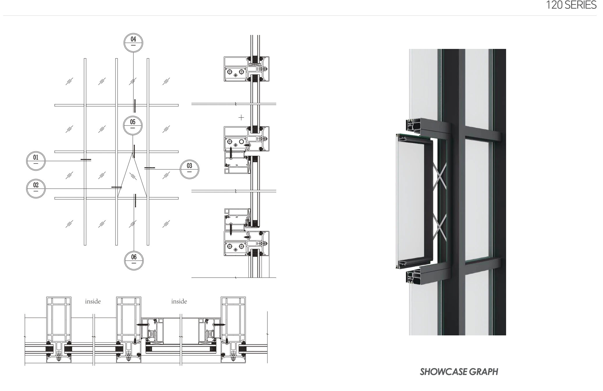 Sections, profiles and details
