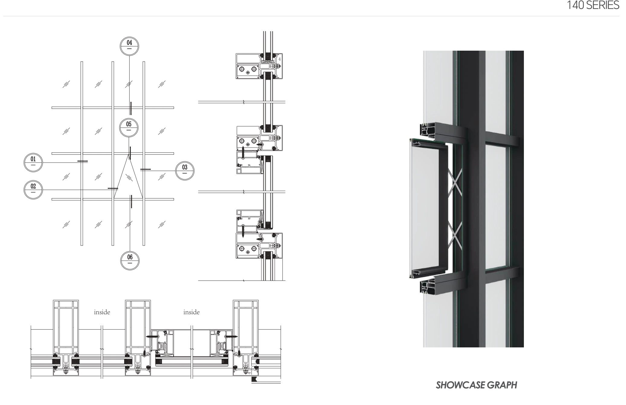 Sections, profiles and details