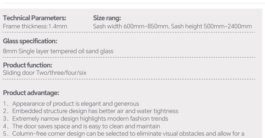 Technical parameters