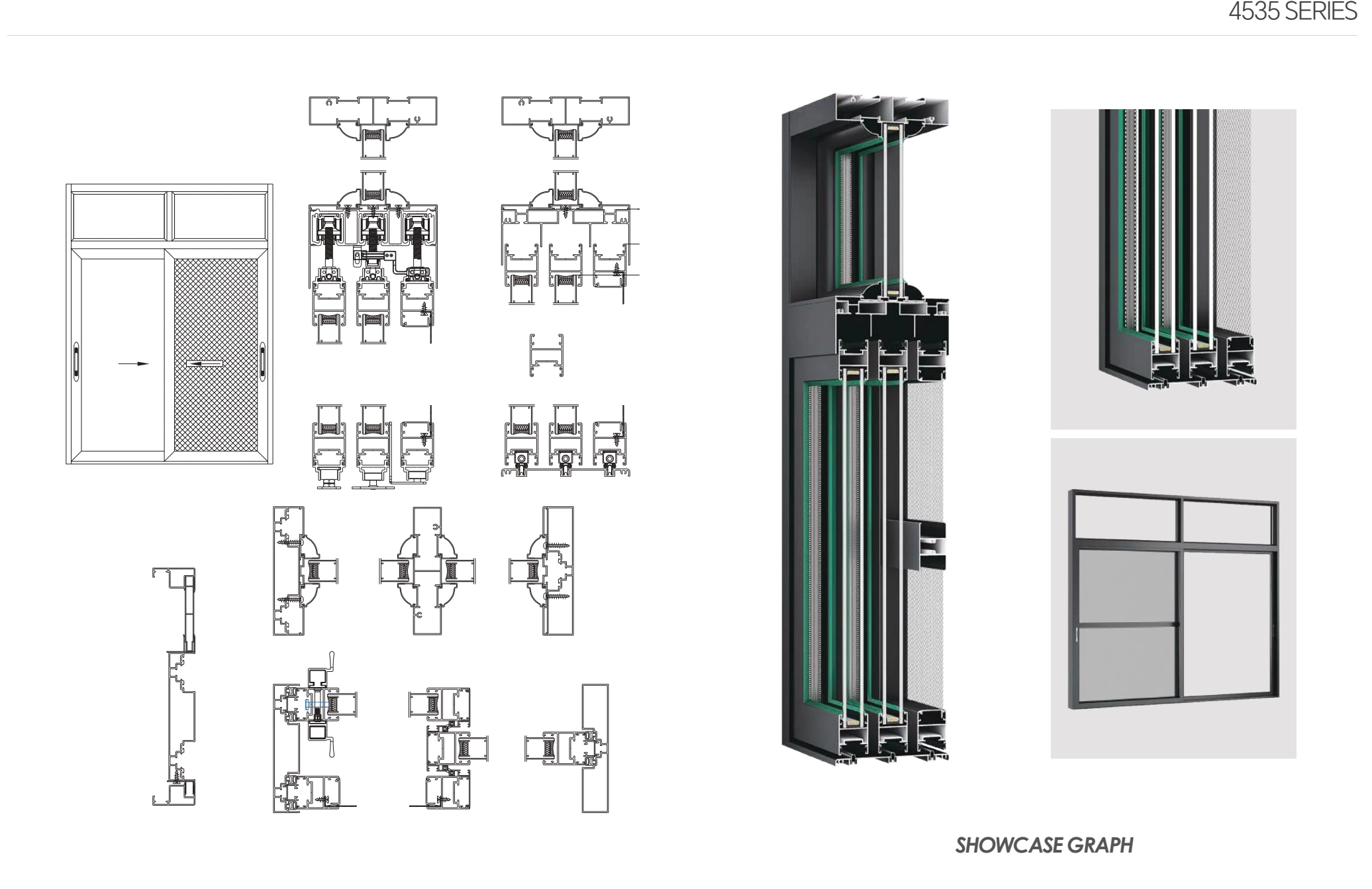 Sections, profiles and details
